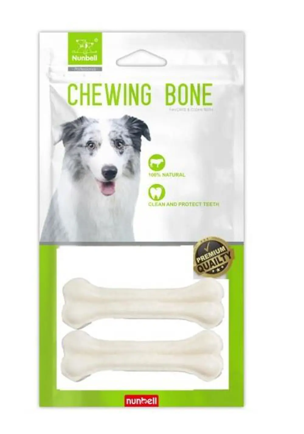 Nunbell Beyaz Pres Kemik 12.5cm 2'li Nunbell Beyaz Pres Kemik 12.5cm 2'li