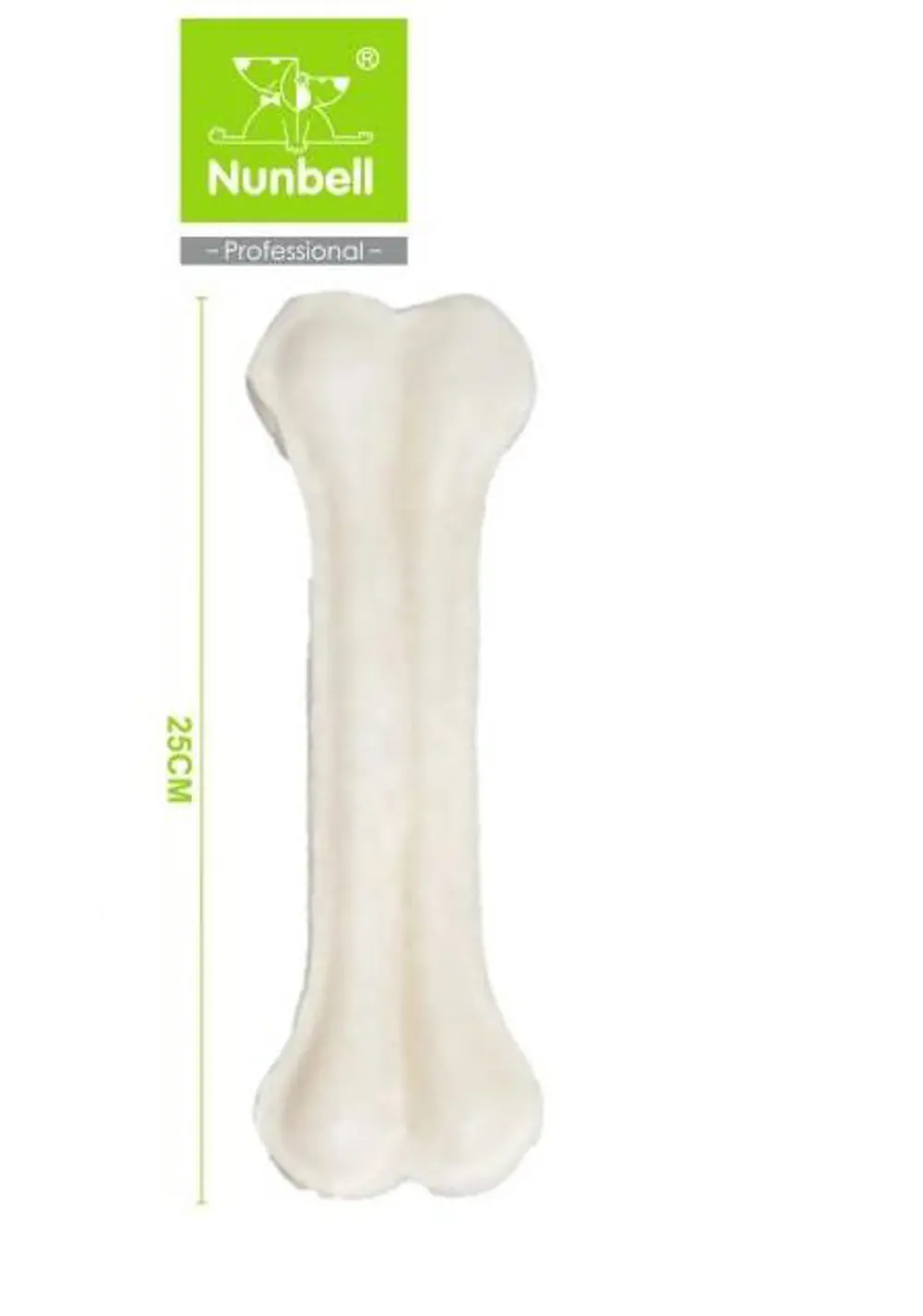 Nunbell Beyaz Pres Kemik 25cm 1'li Nunbell Beyaz Pres Kemik 25cm 1'li