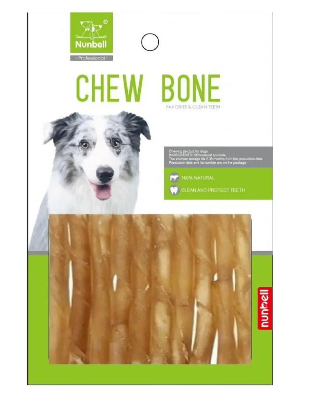 Nunbell Burgu Çubuk 12cm 6gr 100'lü Naturel