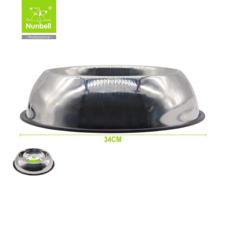 Nunbell Çelik Mama Kabı Oval 34cm Nunbell Çelik Mama Kabı Oval 34cm