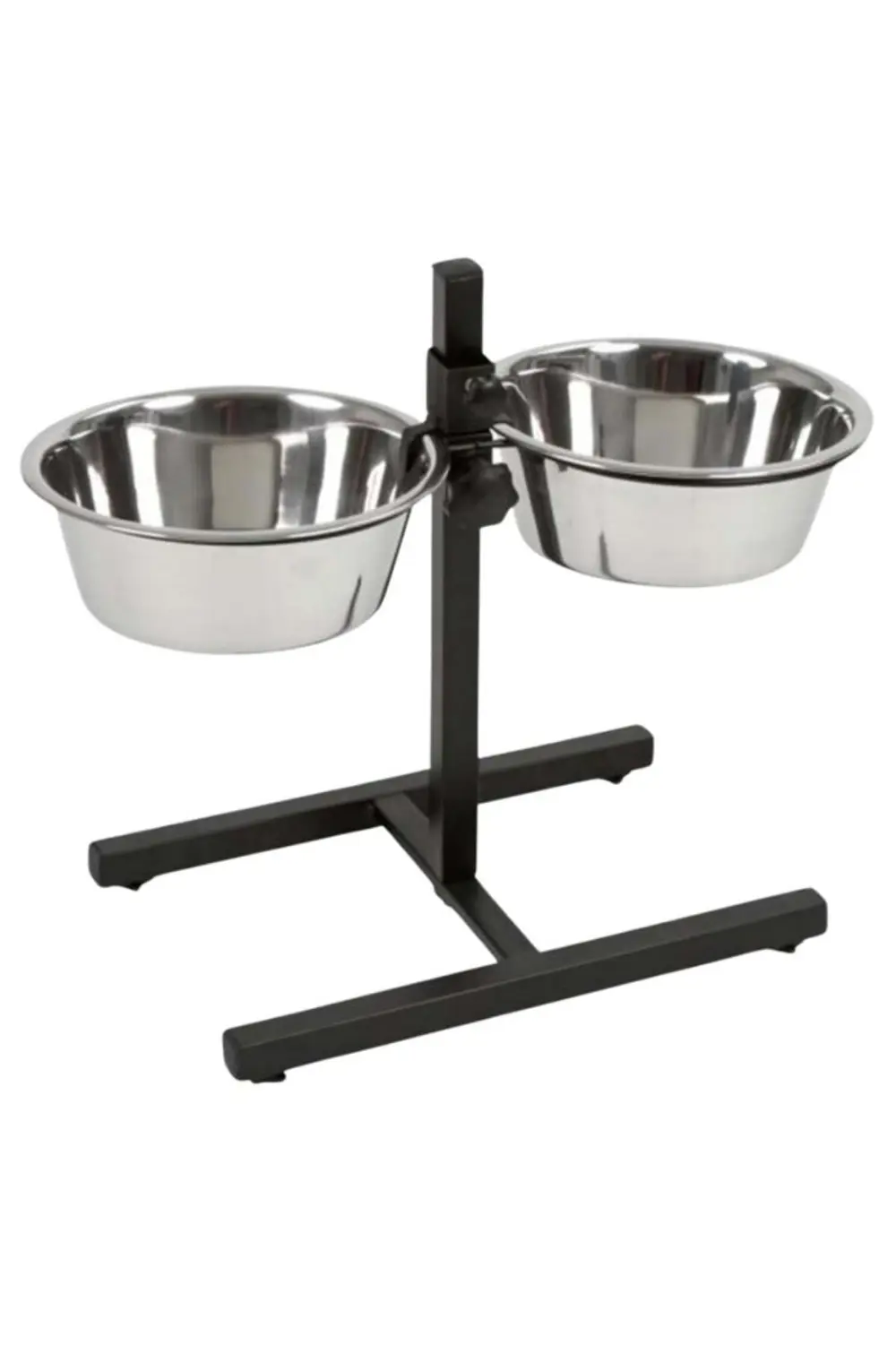 Nunbell İkili Ayarlanır Ayaklı Çelik Mama Kabı 28cm