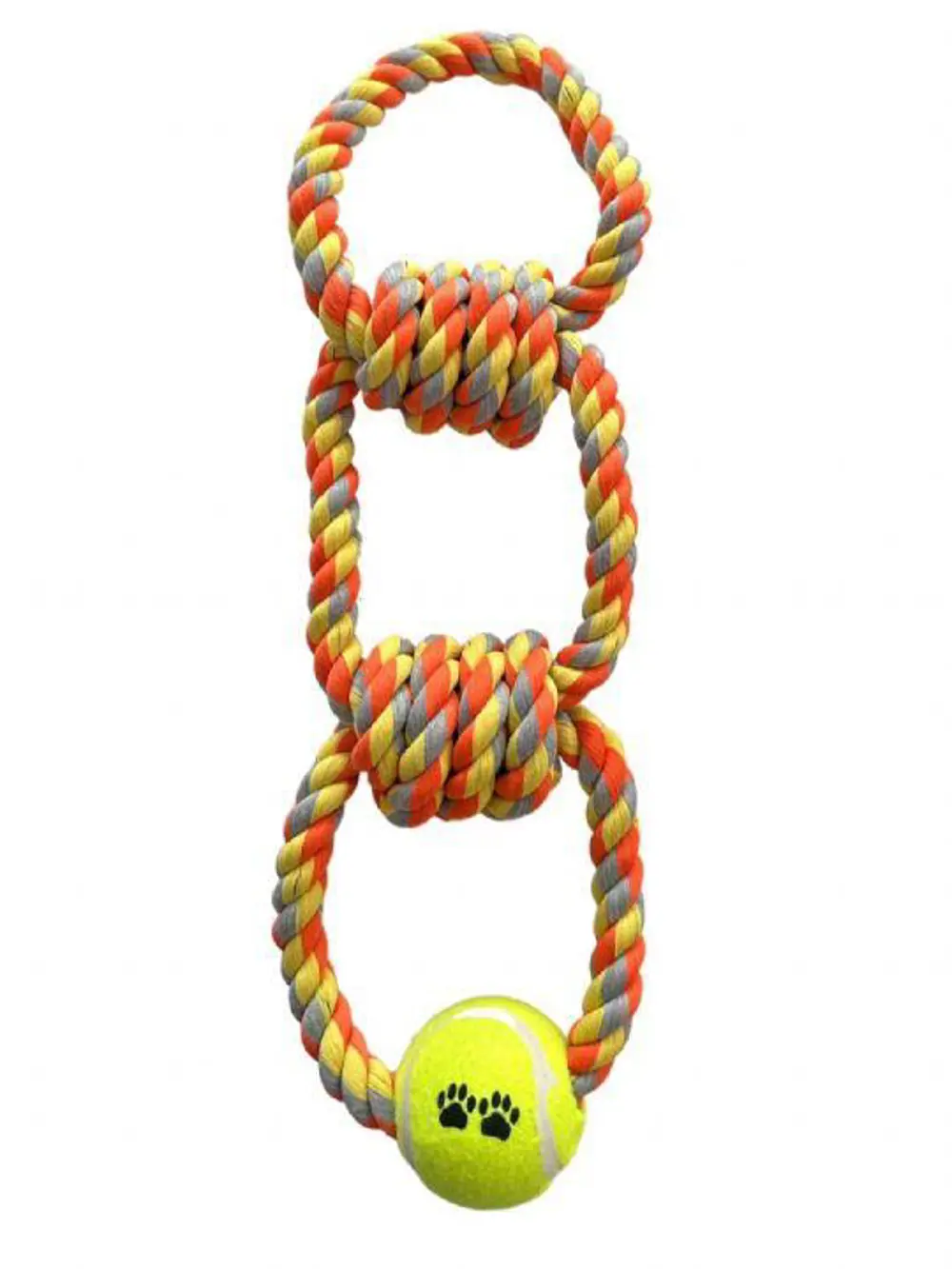 Nunbell Kalın 3 Düğüm Diş İpi Toplu Köpek Oyuncağı