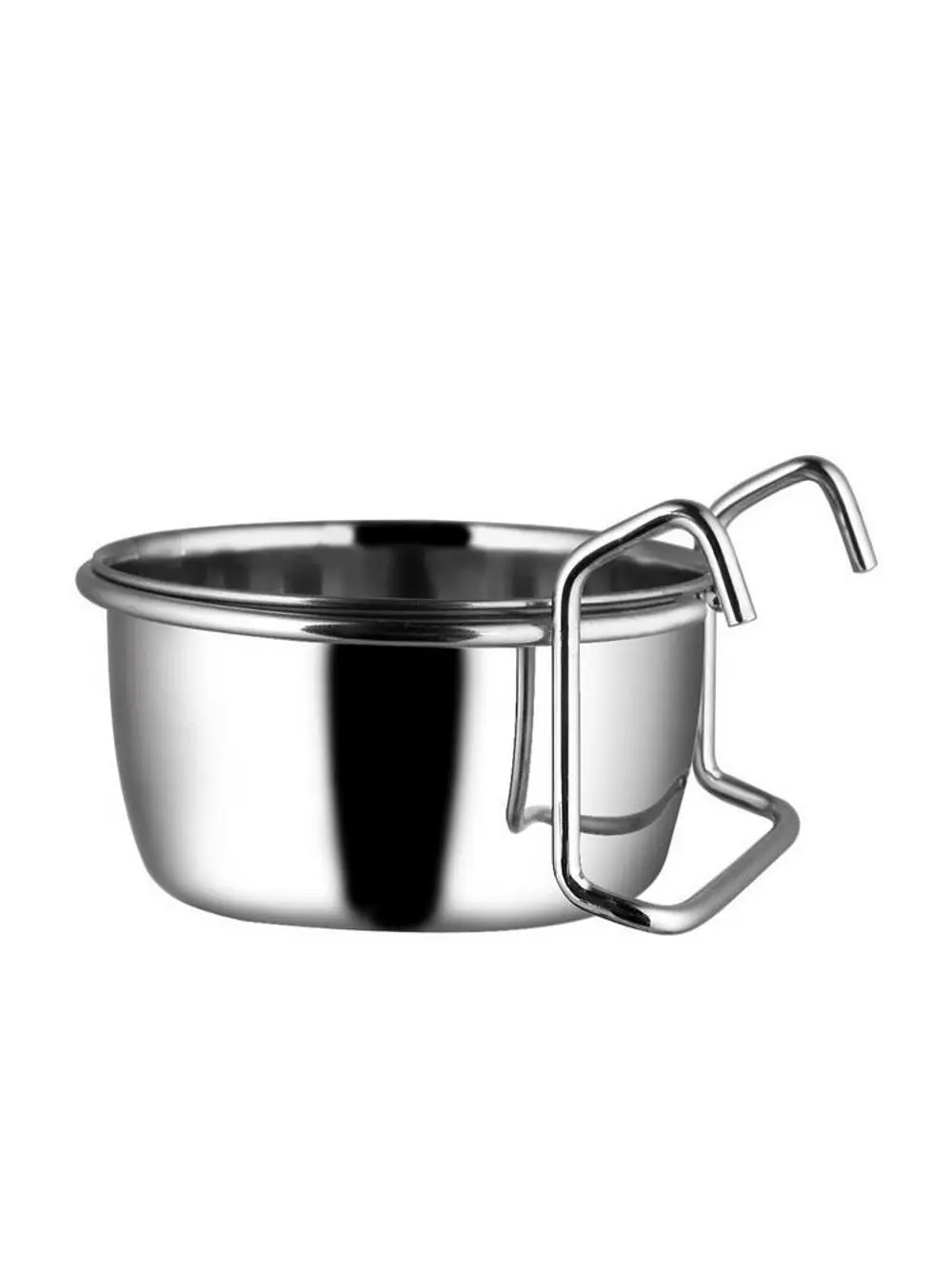 Nunbell Kanca Askılı Çelik Kuş Yem Su Kabı 11cm