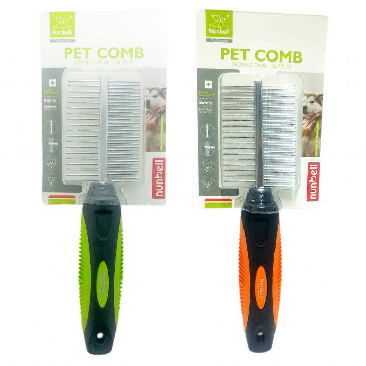 Nunbell Kedi Köpek Çift Taraflı Tarak 18,5 x 5,4 cm Nunbell Kedi Köpek Çift Taraflı Tarak 18,5 x 5,4 cm