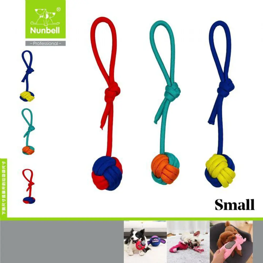 Nunbell Köpek Diş İpi Tutmalı Toplu Küçük S