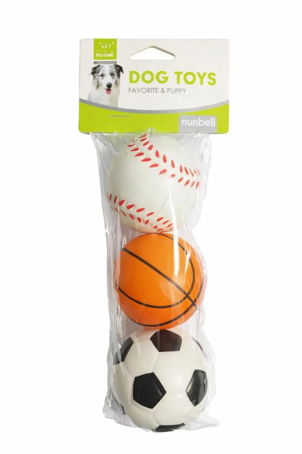 Nunbell Köpek Latex 3 lü Top