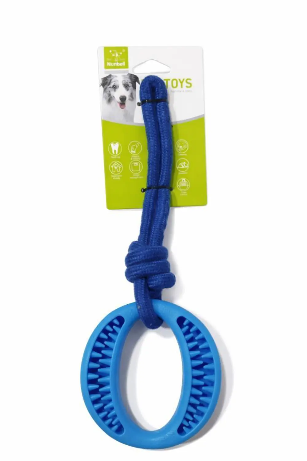 Nunbell Köpek Oyuncağı İpli Oval