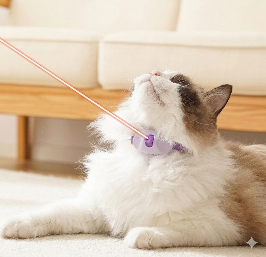 Nunbell Lazer Kedi Tasması Oyuncak