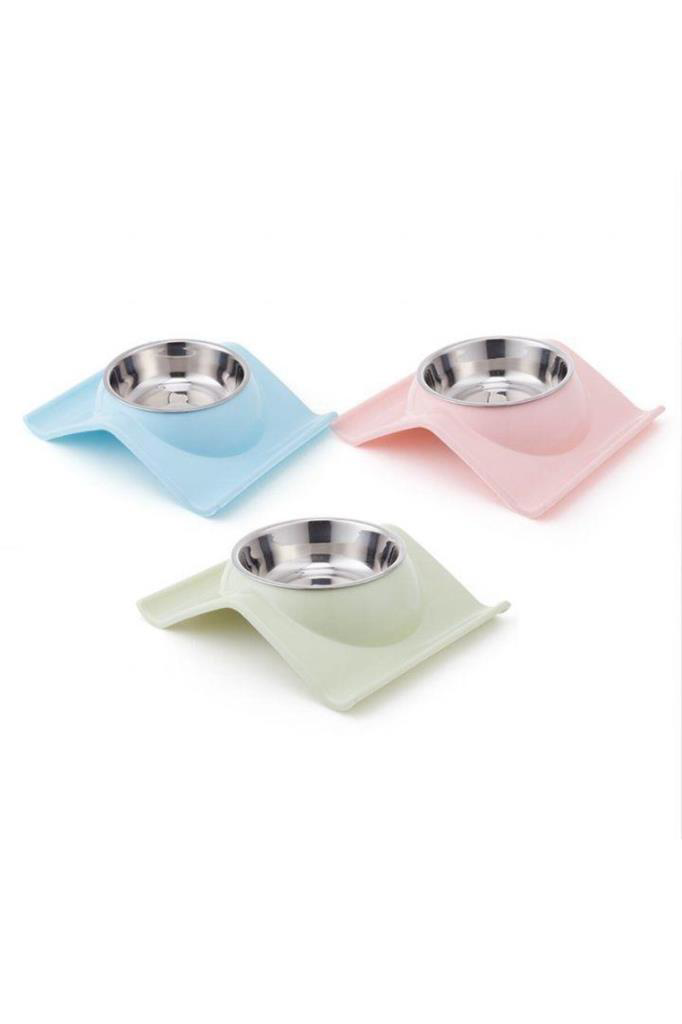 Nunbell Melamin Çelik Mama Kabı Tekli