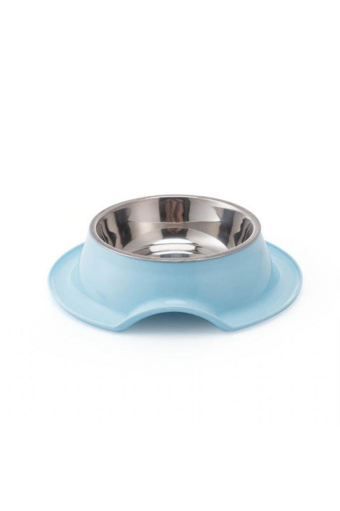 Nunbell Melamin Çelik Mama Kabı Tekli