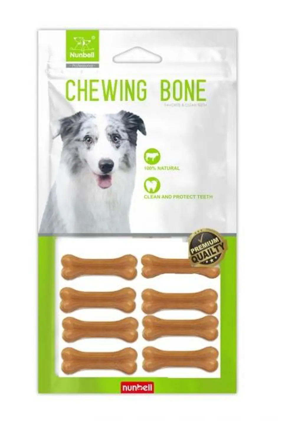 Nunbell Natural Pres Kemik 5cm 8'li