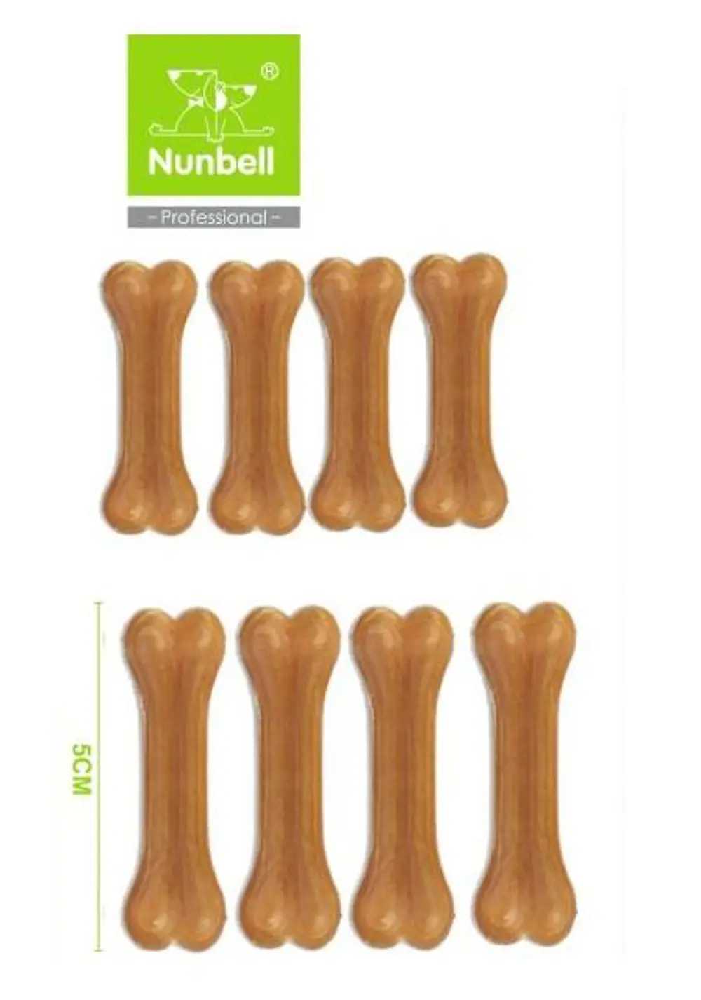 Nunbell Natural Pres Kemik 5cm 8'li