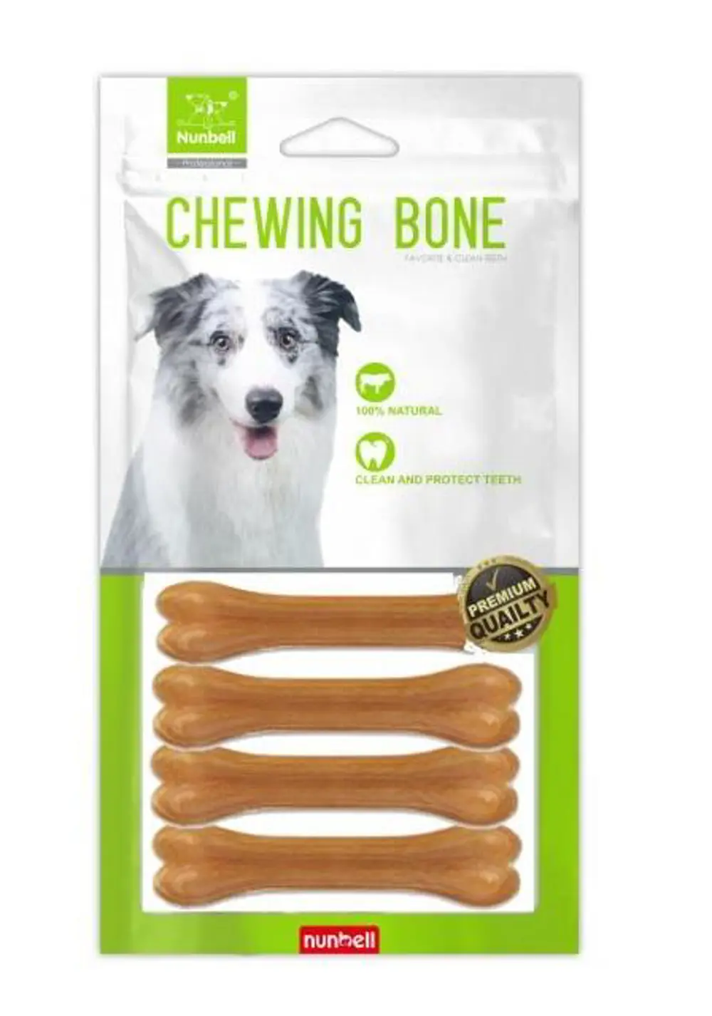 Nunbell Natural Pres Kemik 7.5cm 4'lü