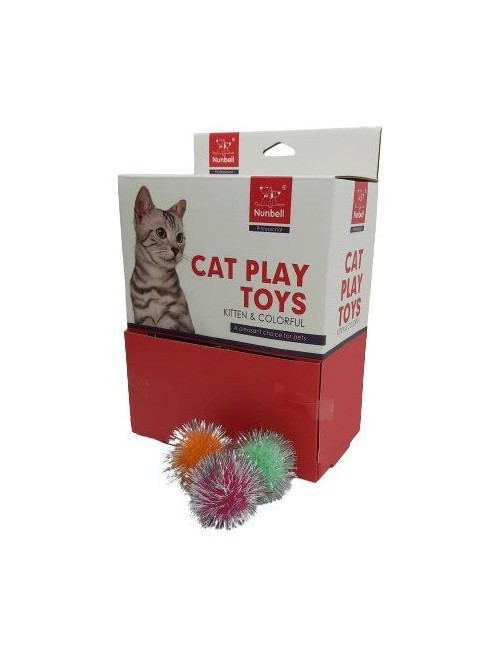 Nunbell Parlak Top Kedi Oyuncağı 1 TANE