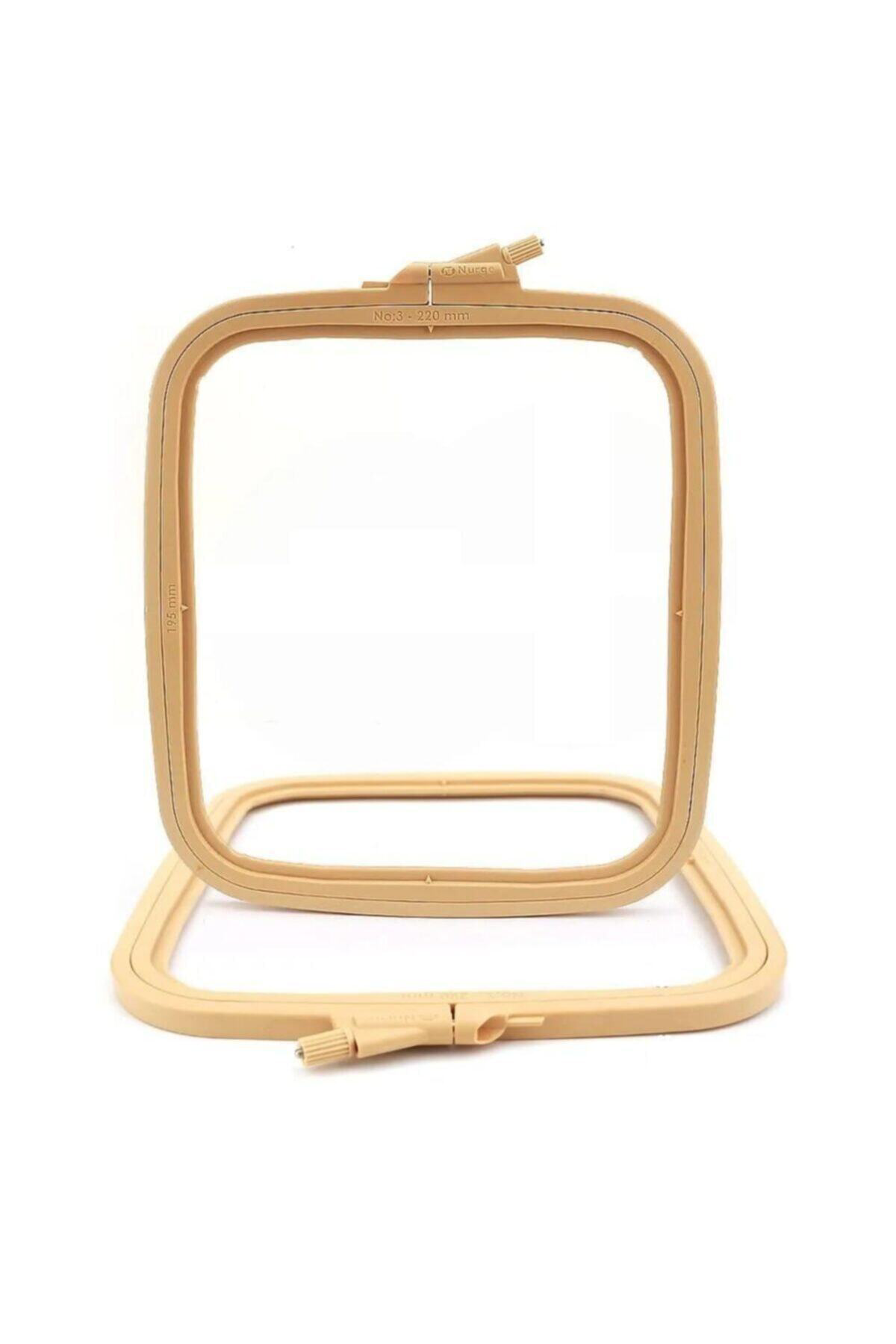 Nurge  Plastik Kare Kasnak No: 4 (25Cmx28cm)