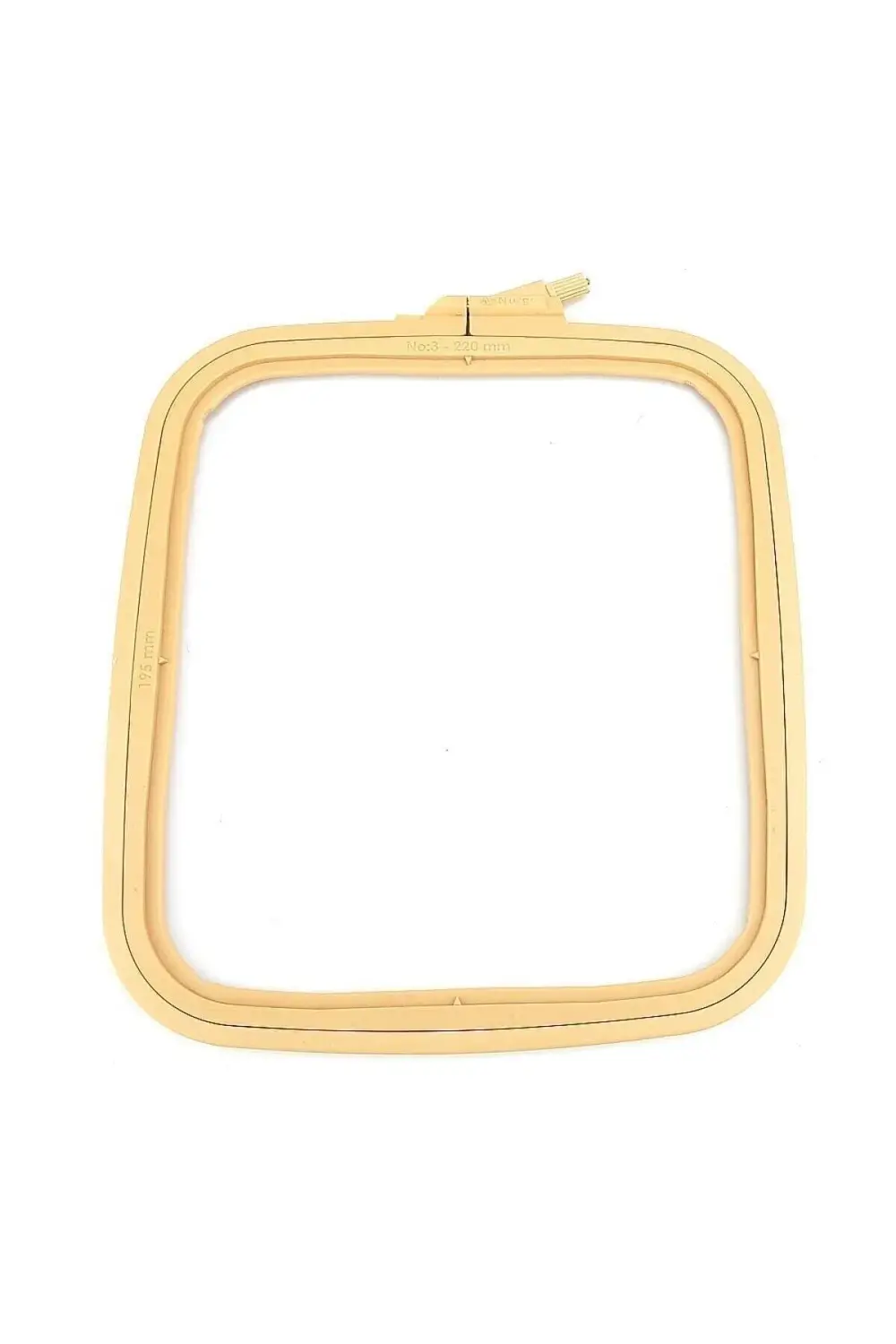 Nurge Plastik Kare Kasnak. No:3 (195MM X 220MM)