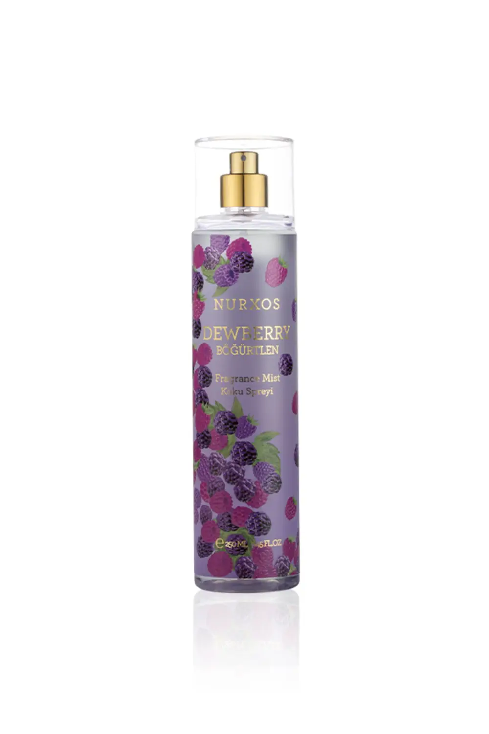Nurxos 9076 Dewberry Böğürtlen 250 ML Kadın Erkek Koku Vücut Spre