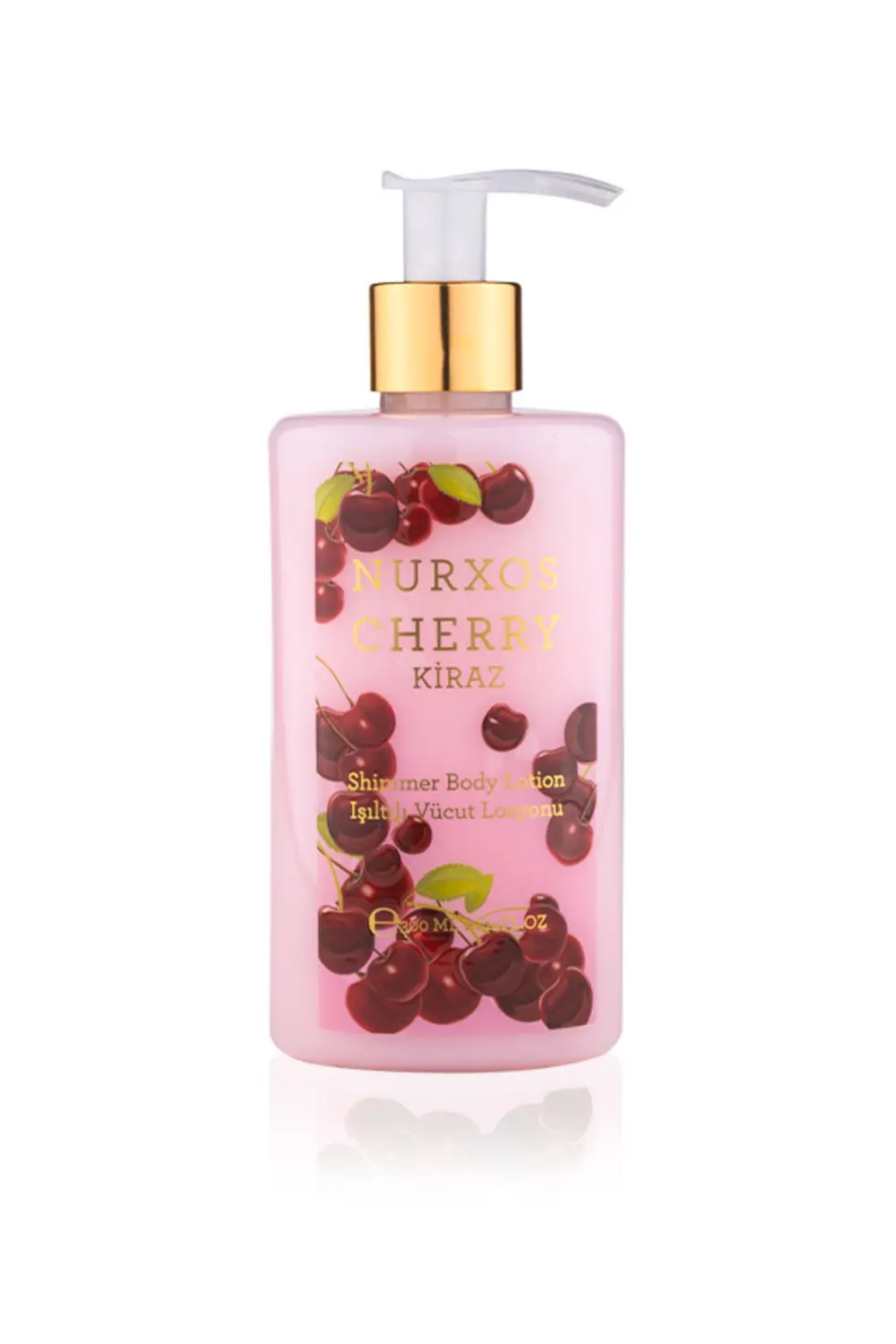 Nurxos 9174 Cherry Kiraz 300 ML Kadın Erkek Işıltılı Vücut Losyon Nurxos 9174 Cherry Kiraz 300 ML Kadın Erkek Işıltılı Vücut Losyon