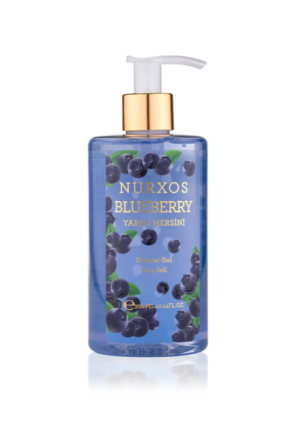 Nurxos 9227 Blueberry Yaban Mersini 300 ML Kadın Erkek Duş Jeli 8