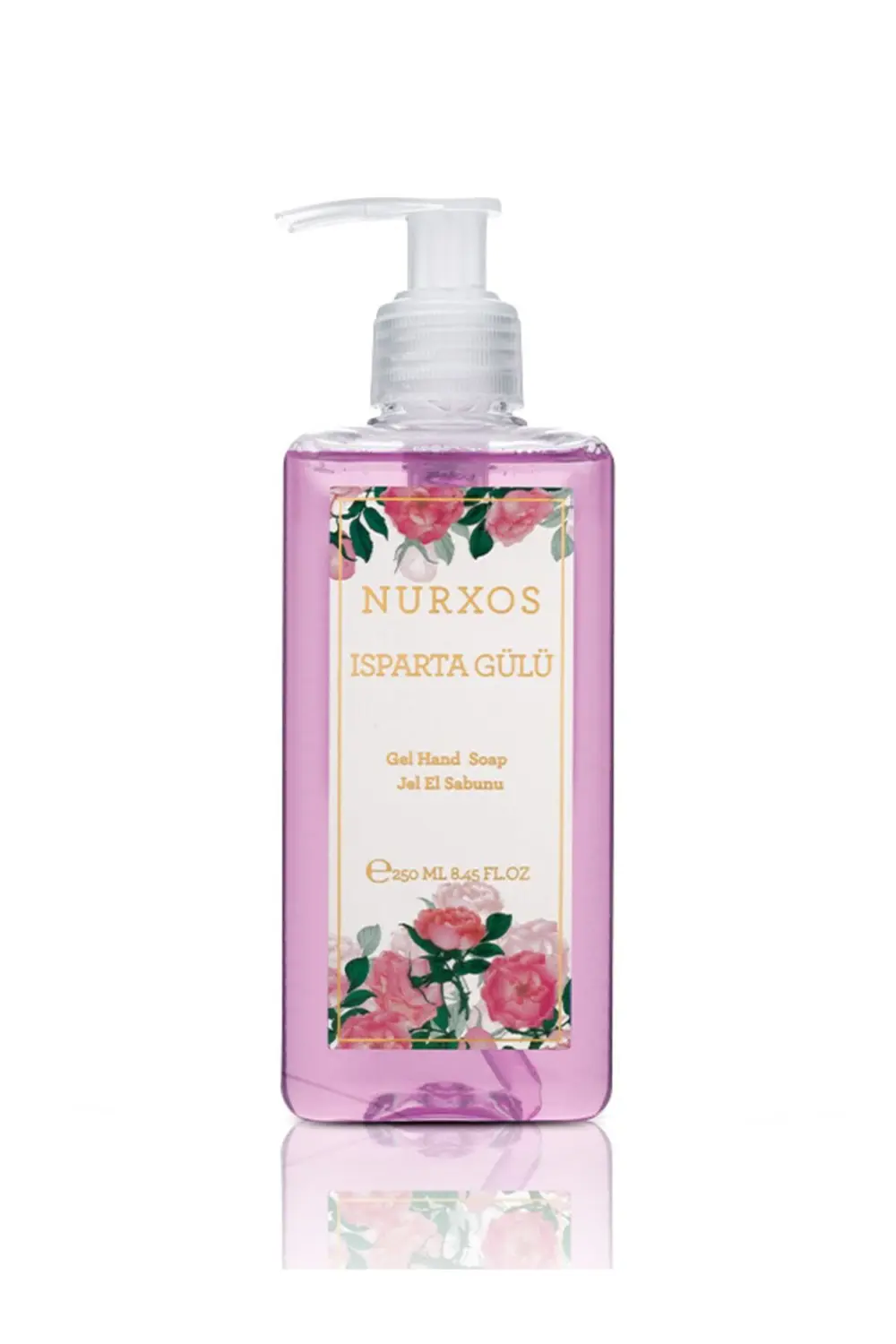 Nurxos 9517 Isparta Gülü 250 ML Jel El Sabunu 8681124695178