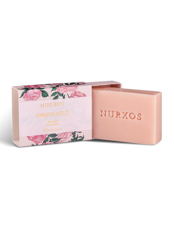 Nurxos  9617 İsparta Gülü 100 Gr Kati Sabun 8681124696175