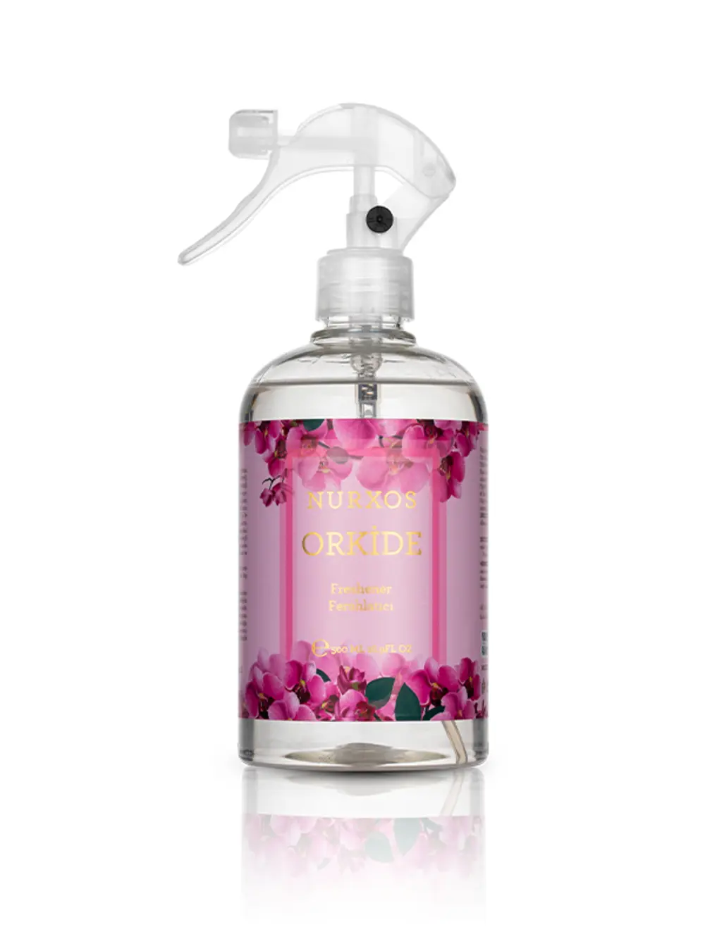 Nurxos 9683 Orkide Kutulu 2 Adet Kokulu Mum + Freshener Oda Sprey