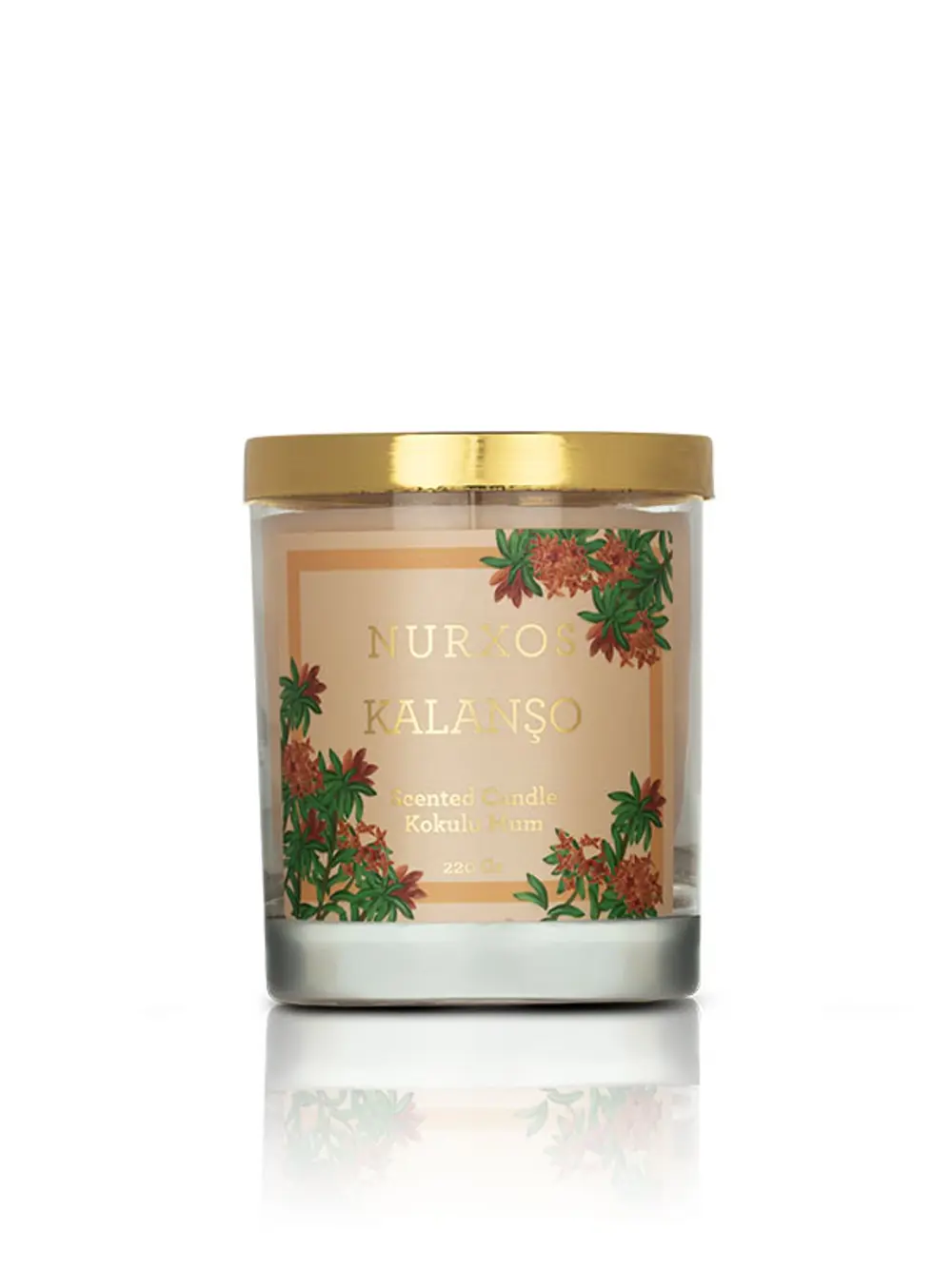 Nurxos 9685 Kalanşo Kutulu 2 Adet Kokulu Mum + Freshener Oda Spre
