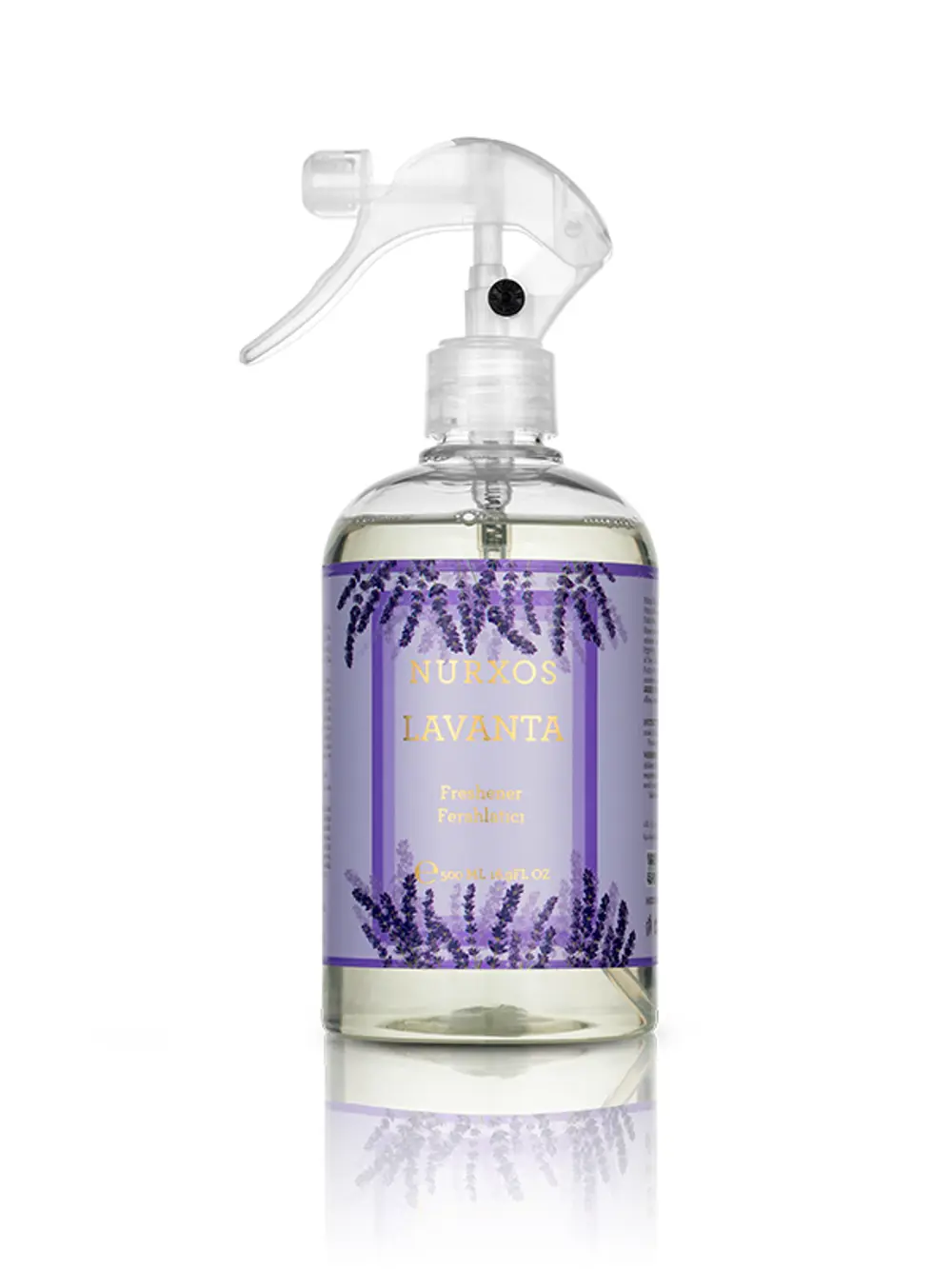 Nurxos 9686 Lavanta Kutulu 2 Adet Kokulu Mum + Oda Spreyi