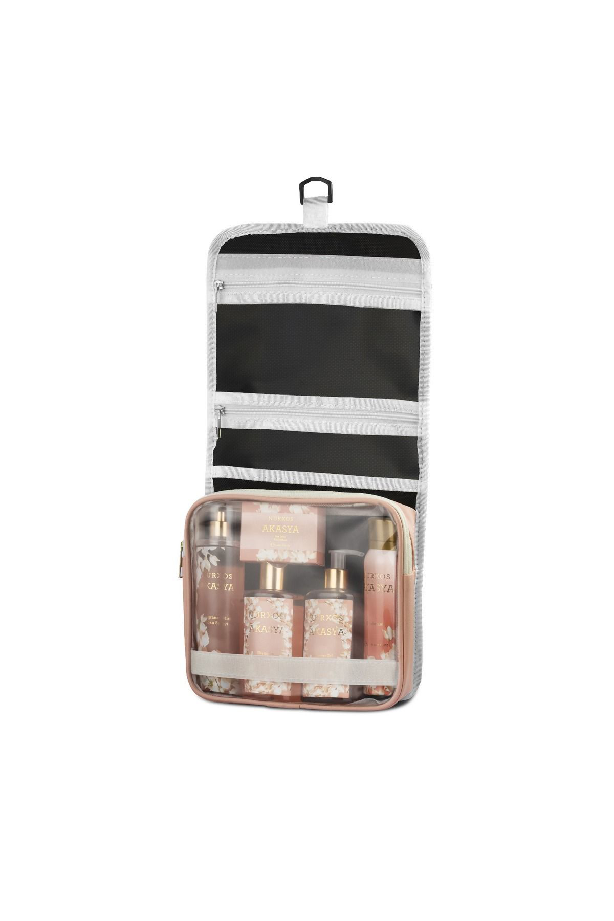 Nurxos 9821 Akasya 5 Parça Kadın Duş Çantası Seti 8681124698216 Nurxos 9821 Akasya 5 Parça Kadın Duş Çantası Seti 8681124698216