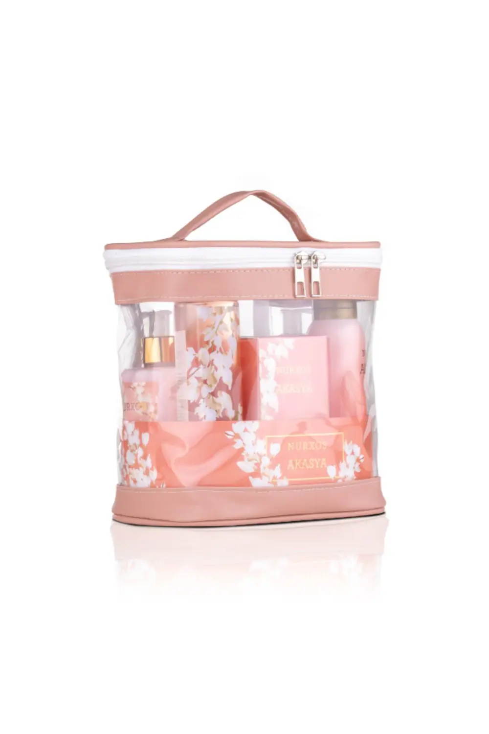 Nurxos 9858 Akasya 6’lı Kadın Bakım & Parfüm Seti – Büyük Hediye 