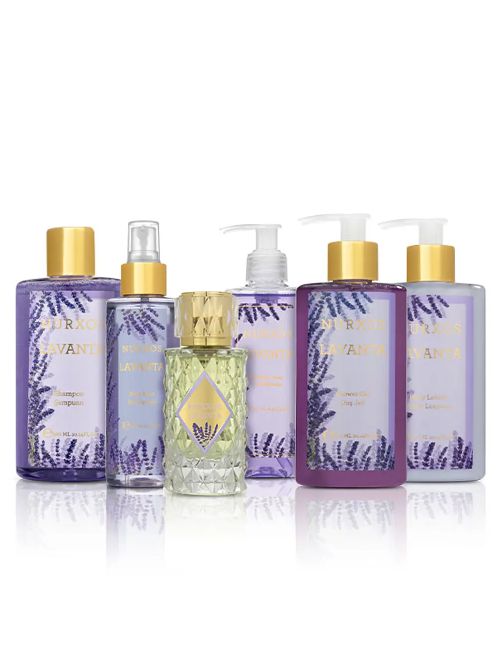 Nurxos  9863 Lavanta 6 Parça Kadın Küçük Çanta Koleksiyonu 868112