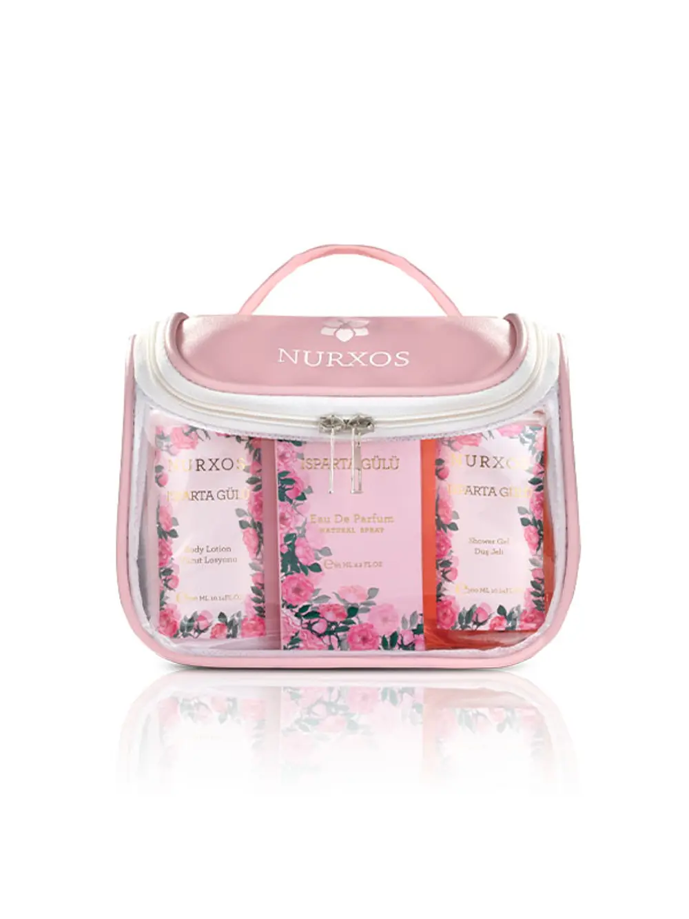 Nurxos 9864 Isparta Gülü 6 Parça Kadın Küçük Çanta Koleksiyonu 86