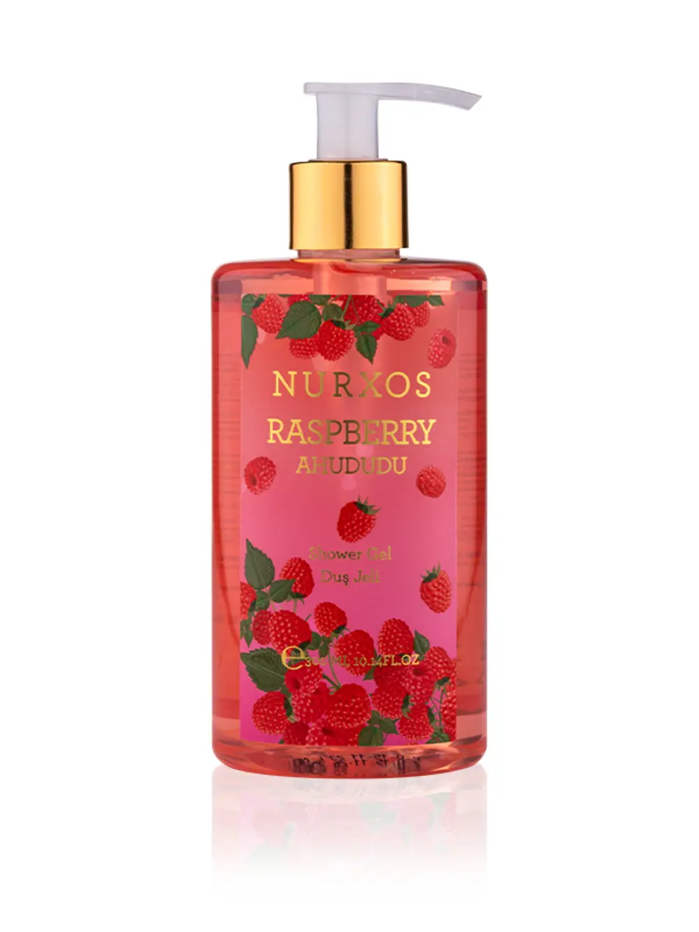 Nurxos 9888 Raspberry Ahududu Hediyelik Kutulu 3'lü Set Vücut Spr