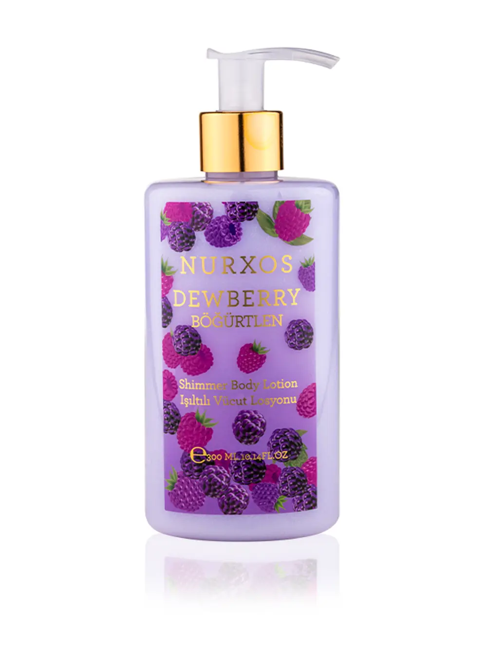 Nurxos 9889 Dewberry Böğürtlen Hediyelik Kutulu 3'lü Set Vücut Sp