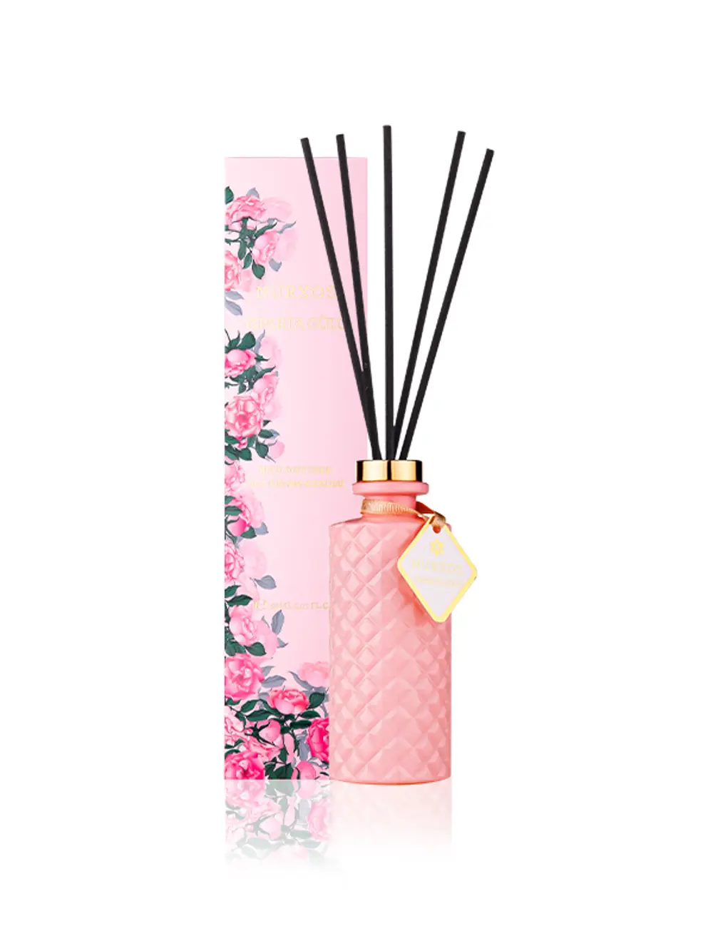 Nurxos 9917 Isparta Gülü 150 ML Çiçeksi Odunsu Diffuser Çubuklu O
