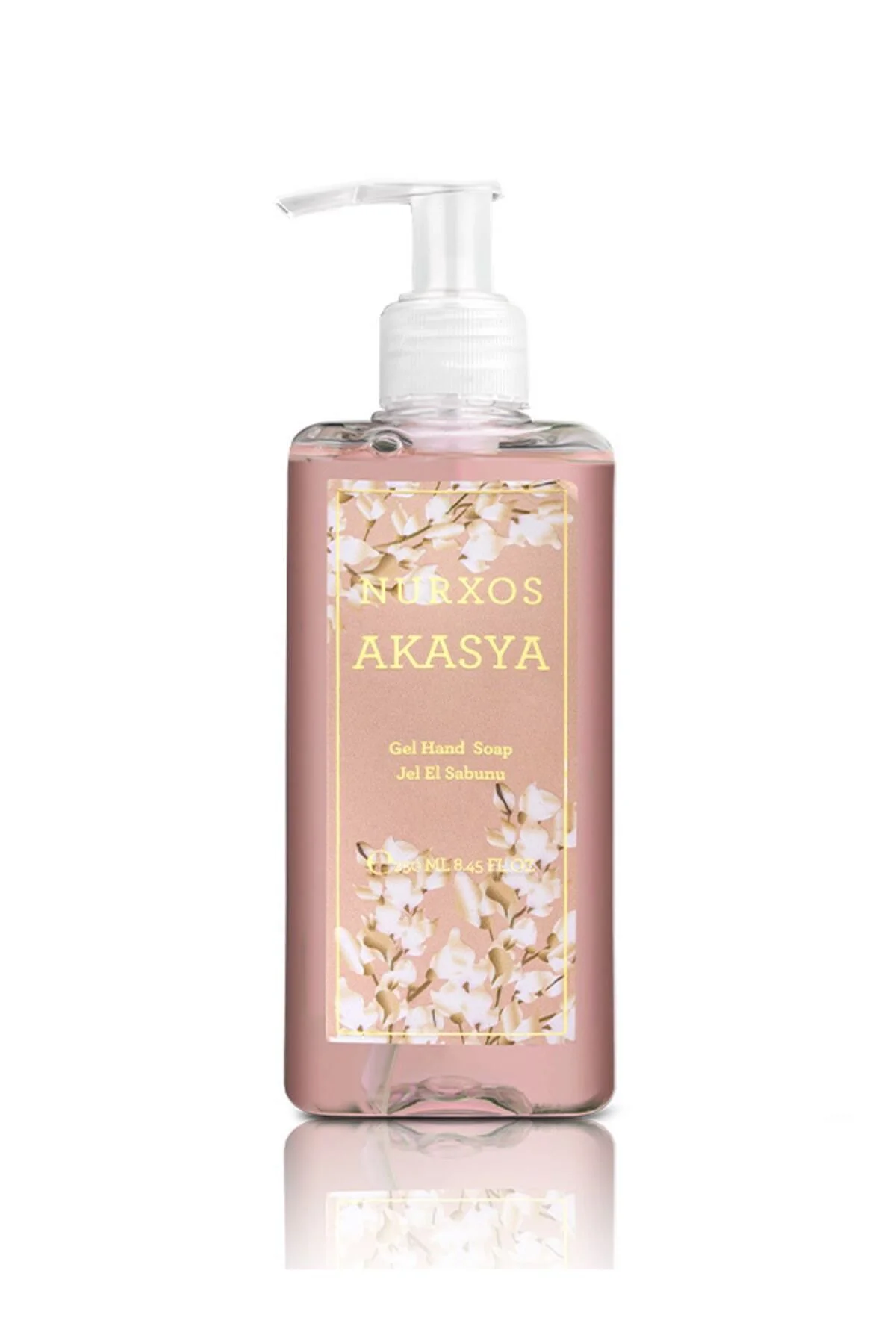 Nurxos Akasya Jel El Sabunu 250 ML – Oryantal Parfümlü Sıvı Sabun