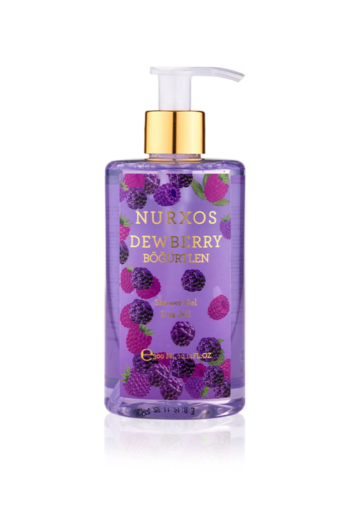 Nurxos Böğürtlen (Dewberry) Duş Jeli 300 ML – Meyvemsi Tatlı - 92