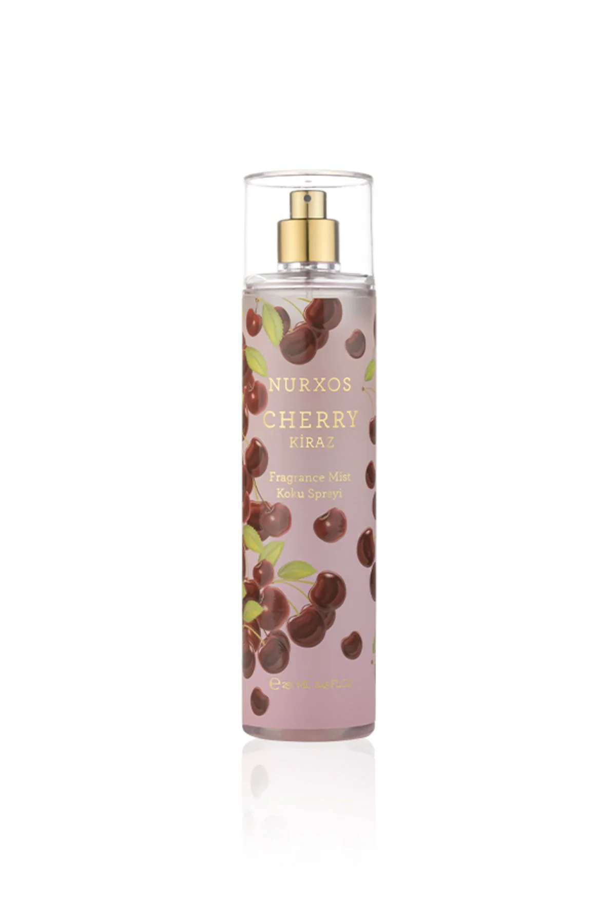 Nurxos Cherry Fragrance Mist 250 ML – Tatlı Meyvemsi Vücut Spreyi