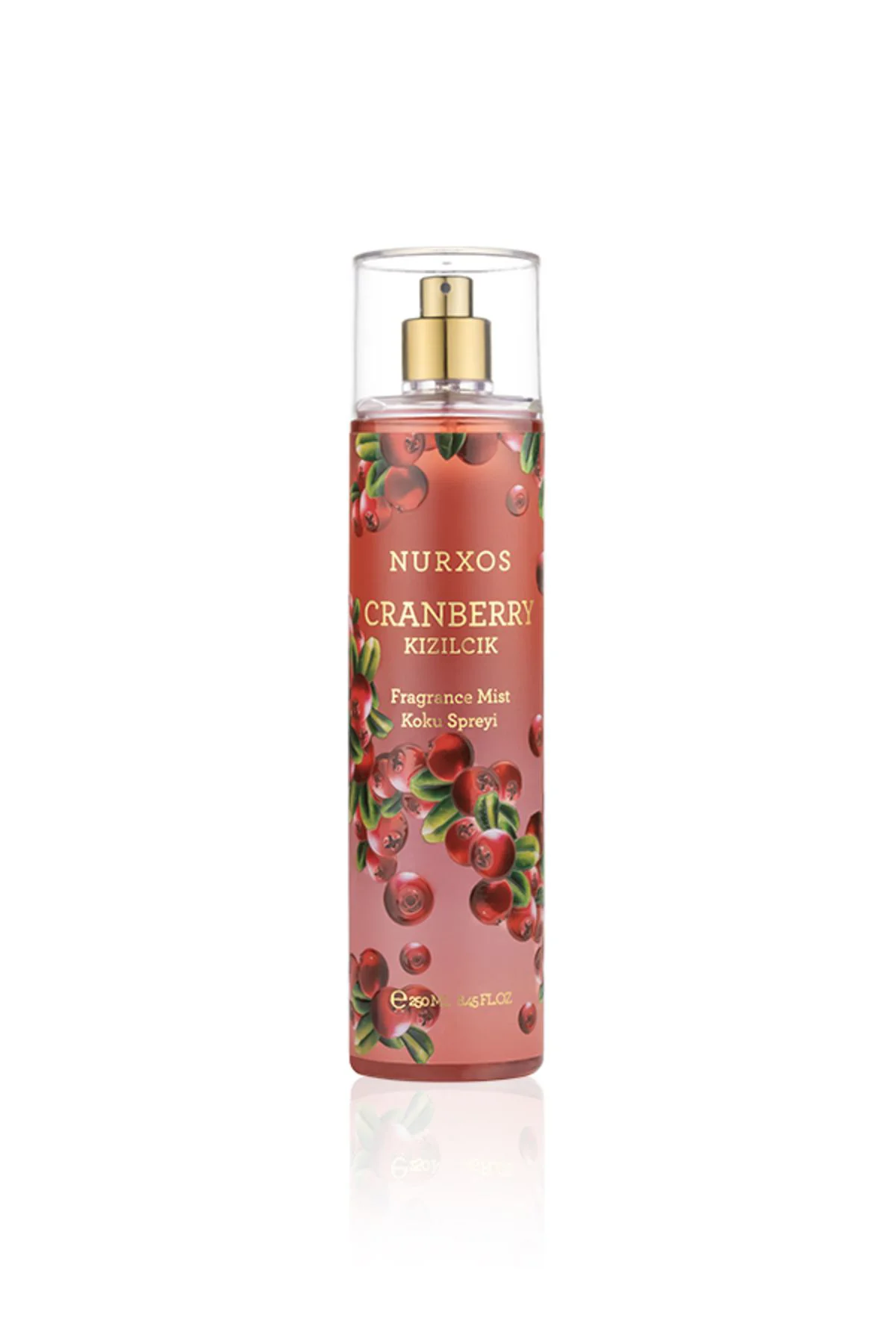 Nurxos Cranberry Fragrance Mist 250 ML – Meyveli Tatlı Vücut Spre