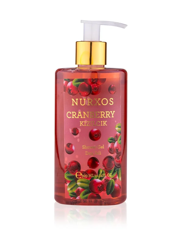 Nurxos Cranberry (Kızılcık) 3’lü Kadın Bakım Seti – Hediyelik Kut