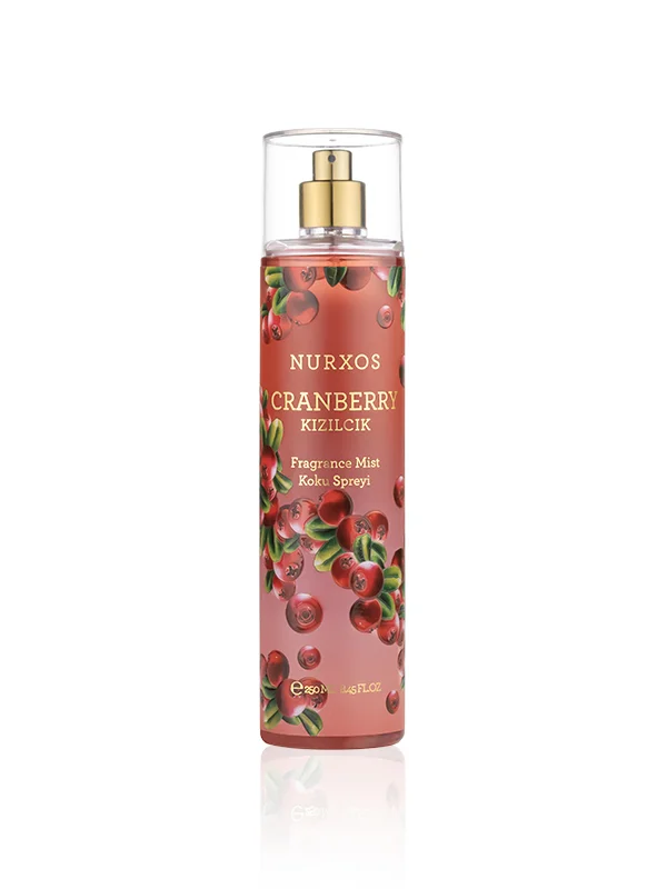 Nurxos Cranberry (Kızılcık) 3’lü Kadın Bakım Seti – Hediyelik Kut