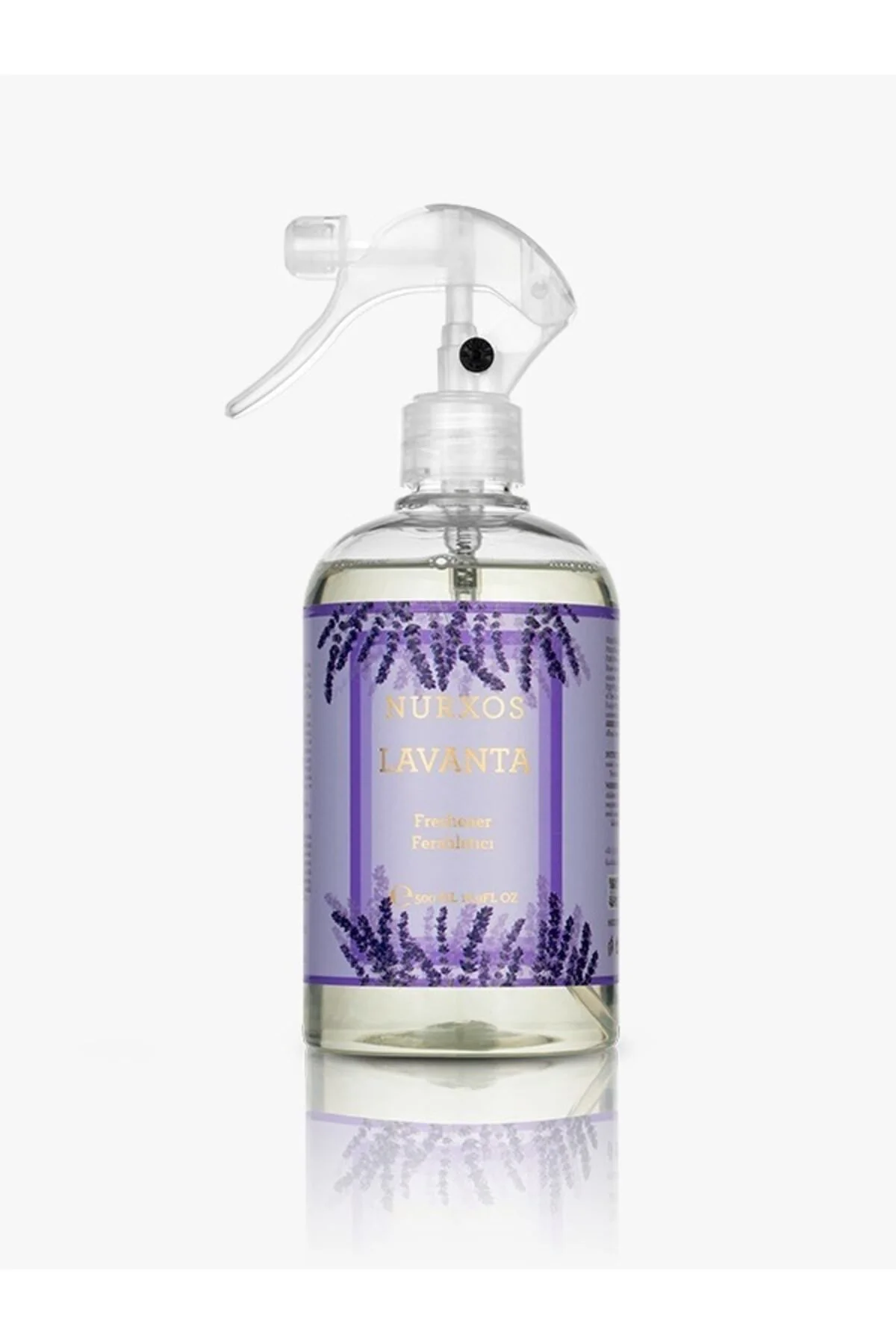 Nurxos Freshener Lavanta Oda Spreyi 500 ML – Çiçeksi Odunsu Koku 