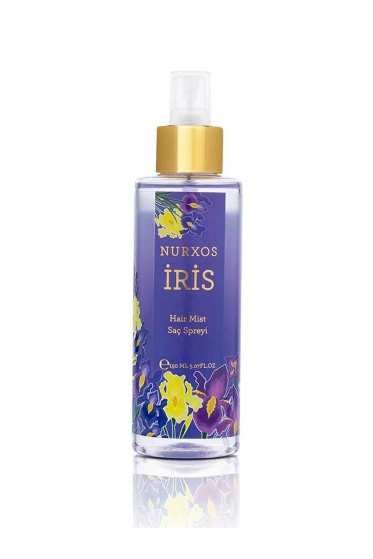 Nurxos İris Kadın Saç Spreyi 150 ML – Çiçeksi Oryantal Parfüm Spr
