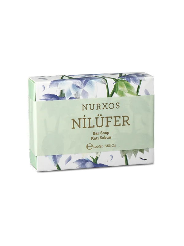 Nurxos Nilüfer Katı Sabun 110 Gr – Aromatik Odunsu Parfümlü El Sa