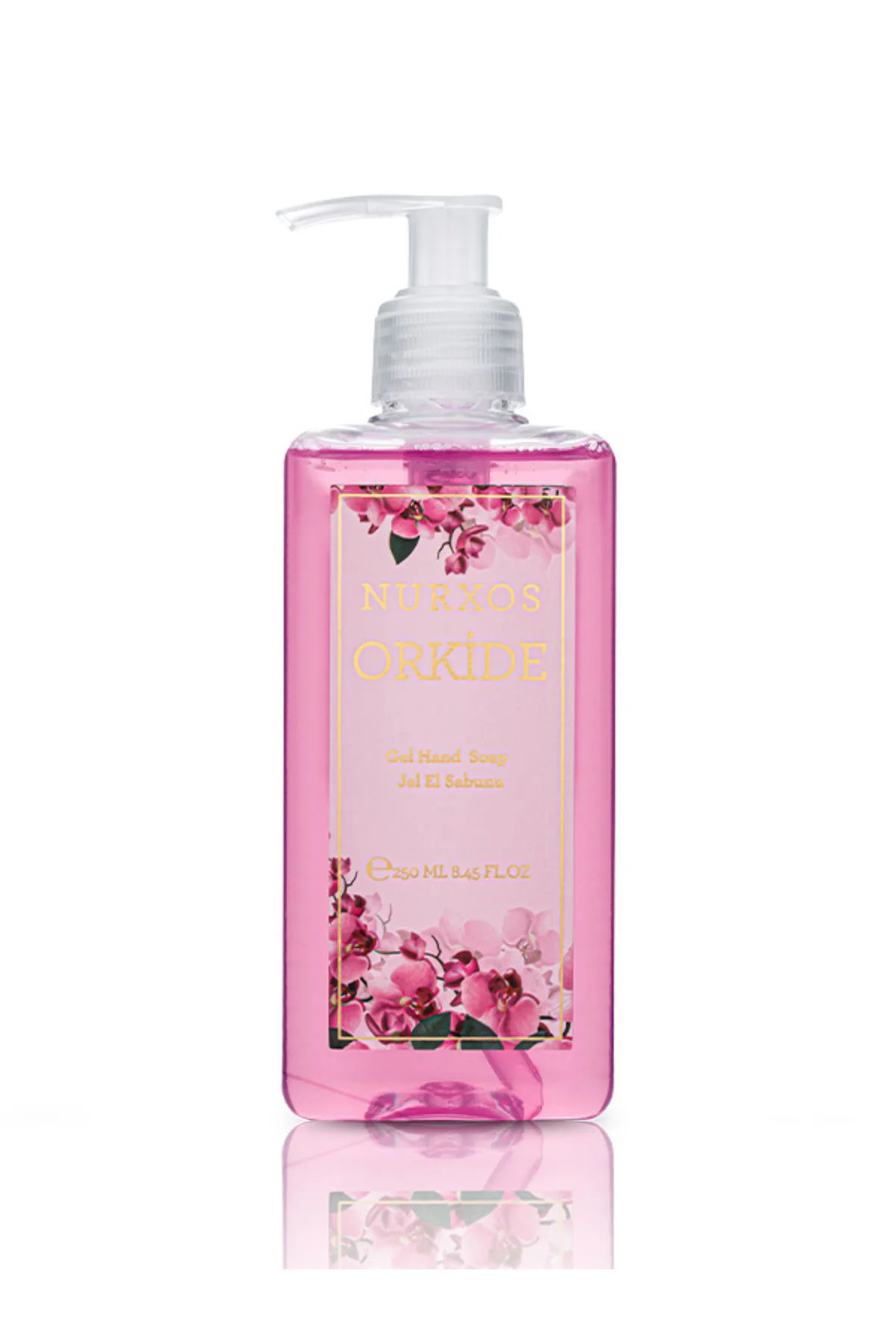 Nurxos Orkide Jel El Sabunu 250 ML – Çiçeksi Meyveli Parfümlü Sıv