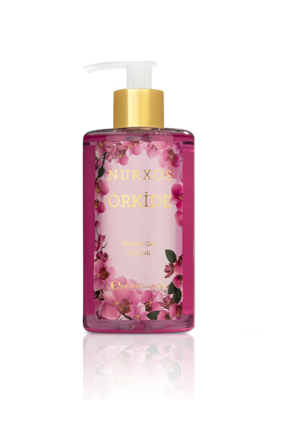 Nurxos Orkide Kadın Duş Jeli 300 ML – Çiçeksi Meyveli Koku - 9206