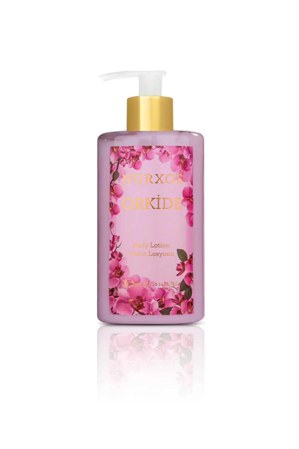 Nurxos Orkide Kadın Vücut Losyonu 300 ML – Çiçeksi Meyveli Vücut 