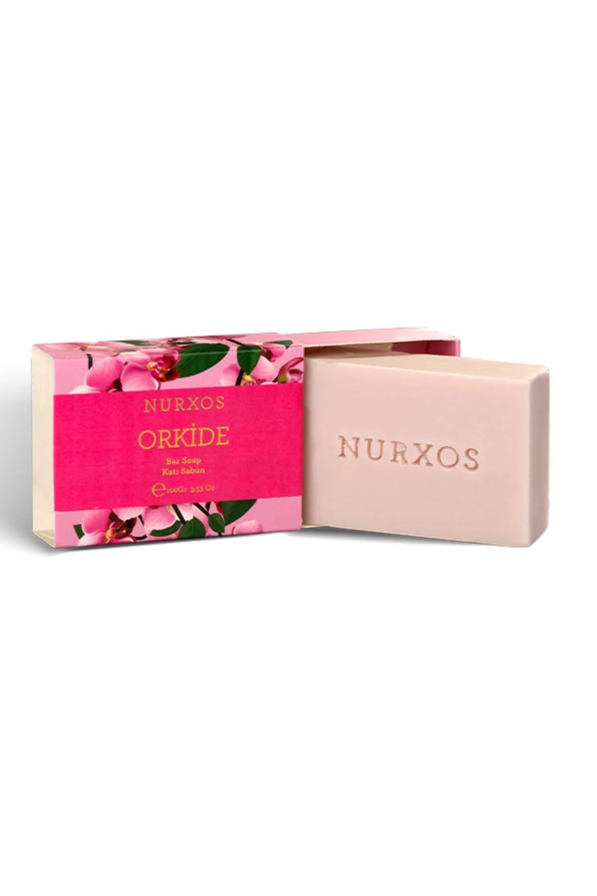 Nurxos Orkide Katı Sabun 110 Gr – Çiçeksi Meyveli Parfümlü El Sab