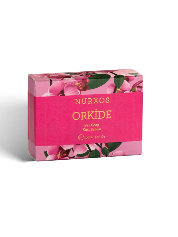 Nurxos Orkide Katı Sabun 110 Gr – Çiçeksi Meyveli Parfümlü El Sab