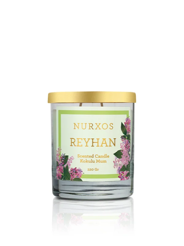 Nurxos Reyhan Kokulu Mum Seti – 2 Kokulu Mum +  Oda Spreyi - 9690